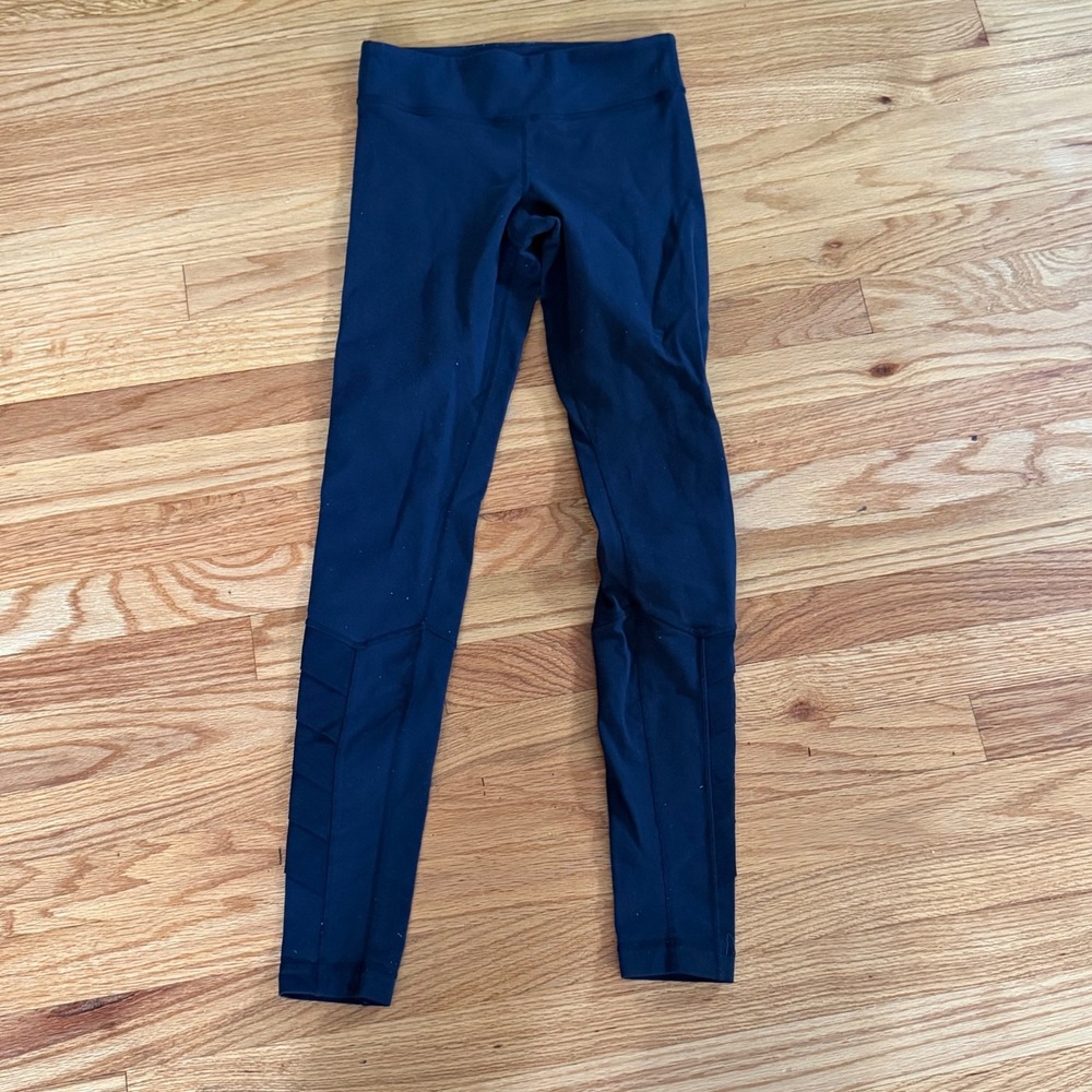 Lululemon High Times Pant Lattice Size 4 Black High Rise Luon Leggings